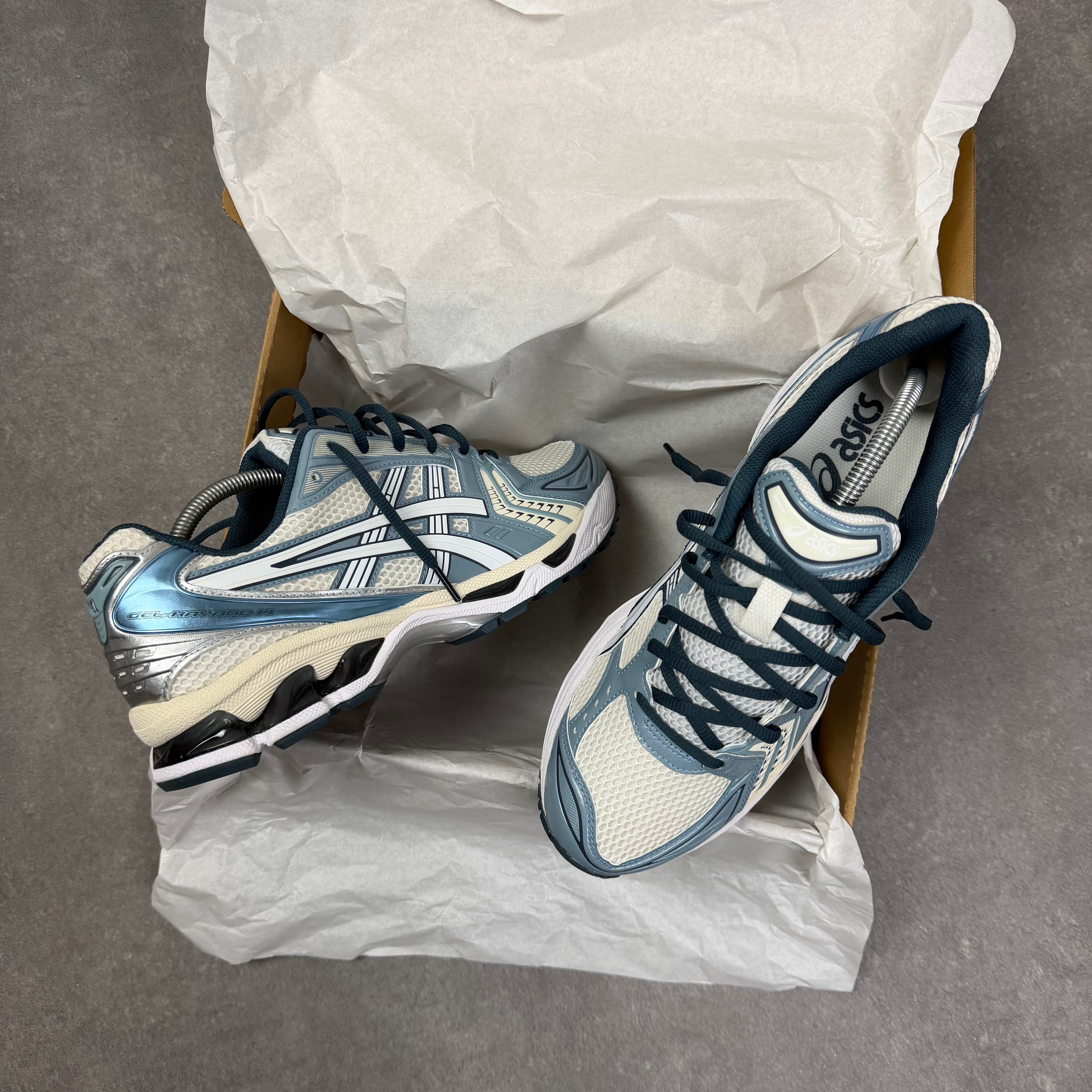 ASICS GEL-KAYANO 14 CREAM RAW INDIGO