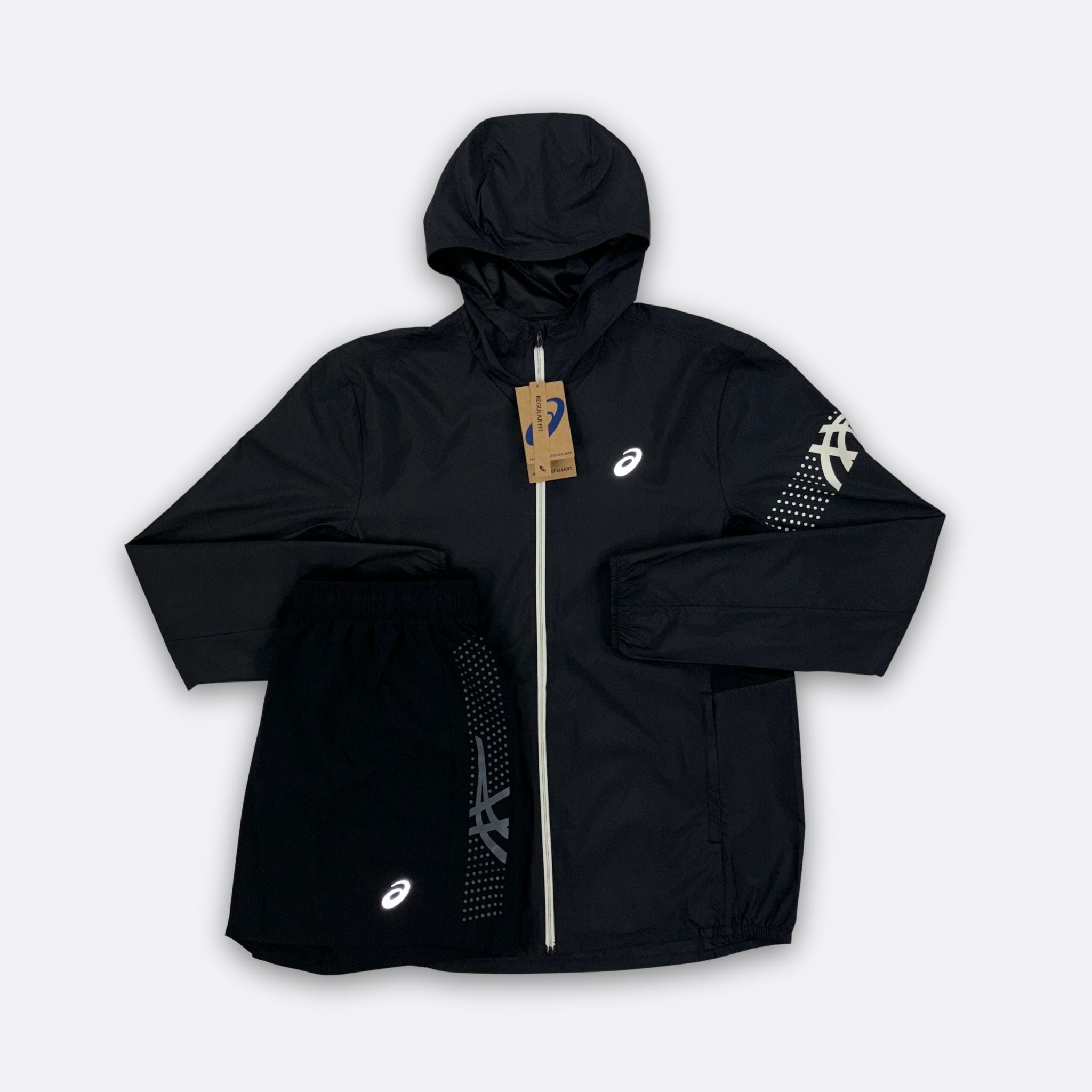 ASICS ICON JACKET SET - PERFORMANCE BLACK