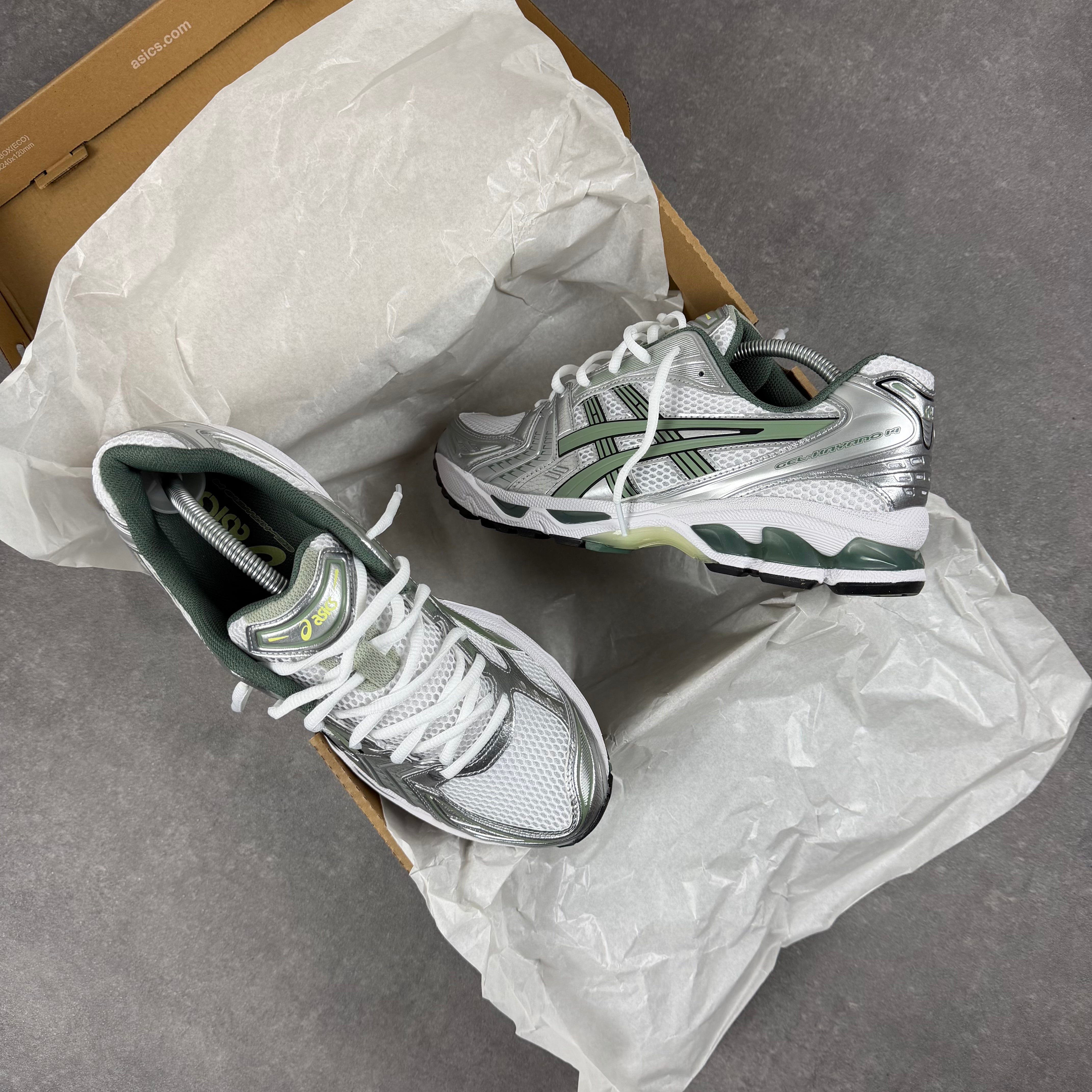 ASICS GEL-KAYANO 14 WHITE/SLATE GREY